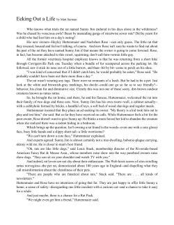 Eeking Out a Life by Matt Surman