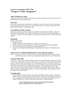 Forgive Us Our Trespasses