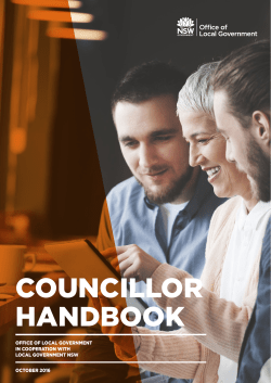 Councillor Handbook - Office of Local Government