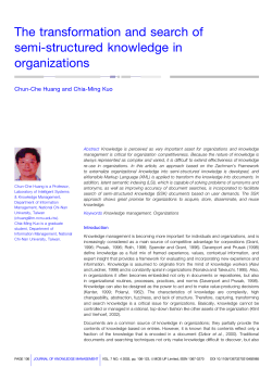 The transformation and search of semi