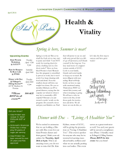 ip_newsletter_april - Livingston County Chiropractic