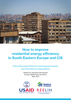 How to improve residential energy efficiency in South Eastern
