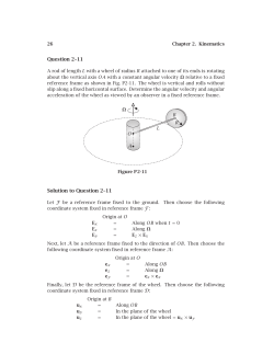 Question 2–11 Solution to Question 2–11