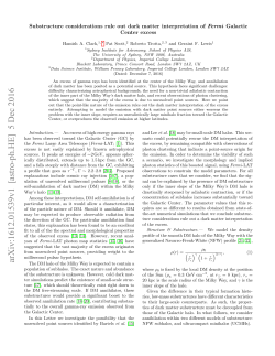 Substructure considerations rule out dark matter interpretation of