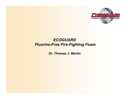 ECOGUARD Fluorine-Free Fire-Fighting Foam