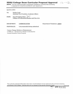 PR 2 3 2013 - San Diego State University