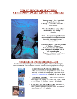 new hd programs featuring 5-time emmy award winner al giddings