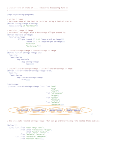 CSC104 2015F Lecture : Recursive List Processing Part II