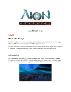 Aion 4.9 Patch Notes Movement in the Abyss Sullenscale