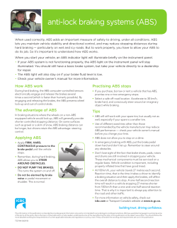 Anti-Lock Braking Systems (ABS)
