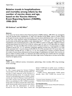 Relative trends in hospitalizations and mortality
