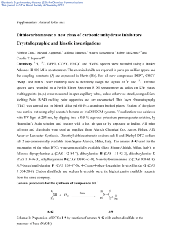 Dithiocarbamates: a new class of carbonic