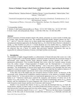 Fission of Multiply Charged Alkali Clusters in