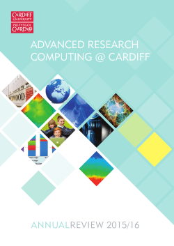 ARCCA Annual Review - Cardiff University
