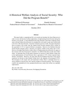 A Historical Welfare Analysis of Social Security: Who Did the