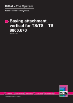 Baying attachment, vertical for TS/TS &ndash; TS 8800.670