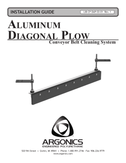 aluminum diagonal plow