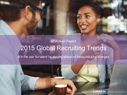 2015 Global Recruiting Trends