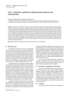 S31-4 Eared dove outbreaks in South America: patterns - IB-USP
