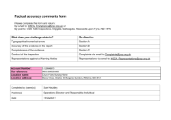 Factual accuracy comments form