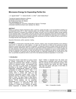 Microwave Energy for Expanding Perlite Ore
