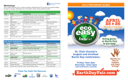 St. Clair County`s largest and liveliest Earth Day celebration. 2014