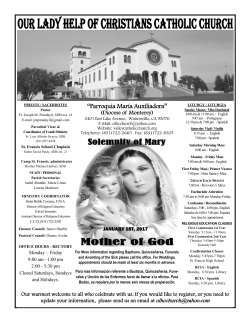 Parroquia María Auxiliadora - Our Lady Help of Christians Church