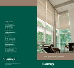 fabric specification |guidelines