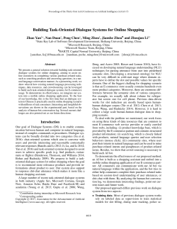 Building Task-Oriented Dialogue Systems for Online Shopping
