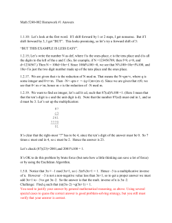 Math 5248-002 Homework #1 Answers - Math-UMN