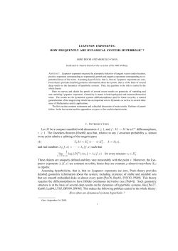 HOW FREQUENTLY ARE DYNAMICAL SYSTEMS HYPERBOLIC