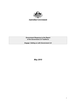 Government Response - Department of Finance
