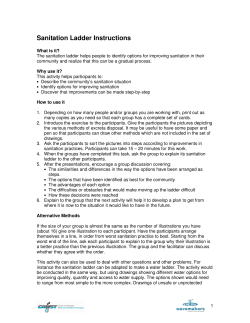 Sanitation Ladder