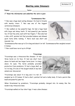 Meeting some Dinosaurs - CEIP Benito M&eacute;ndez Tarajano