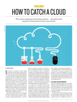 how to catch a cloud