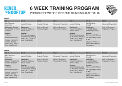 Six week training program 473 kB