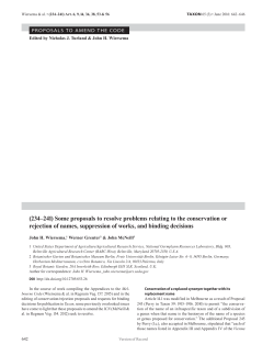 234-241 - International Association for Plant Taxonomy