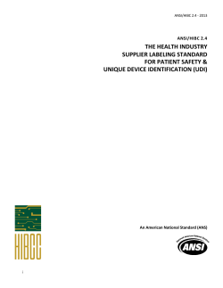 HIBC - Health Industry Business Communications Council