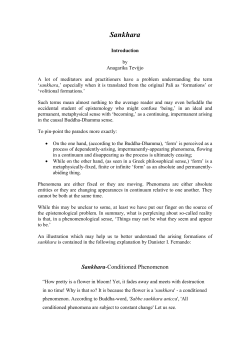 Sankhara - Noblepath