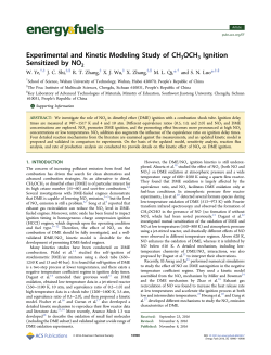 Experimental and kinetic modeling study of CH3OCH3 ignition