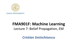 Belief Propagation, EM