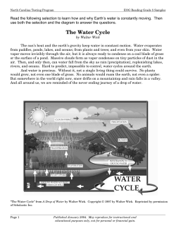 The Water Cycle