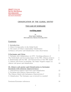 Chinafication of the Global South? - International Studies Association