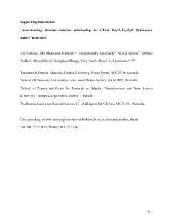 S-1 Supporting Information Understanding structure