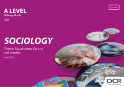 Socialisation, Culture and Identity