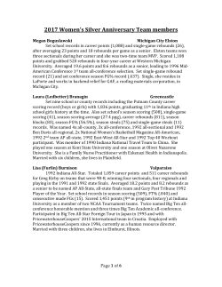 Melissa (Taylor) Celichowski - Indiana Basketball Hall of Fame