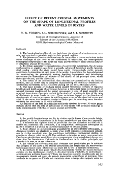 effect of recent crustal movements on the shape of