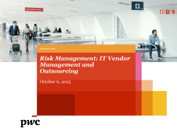 IT Vendor Risk Management