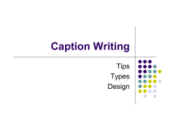 Caption Guide