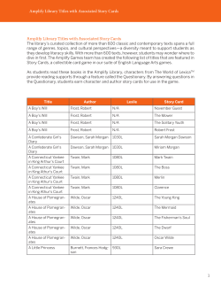 Amplify Library Titles with Associated Story Cards